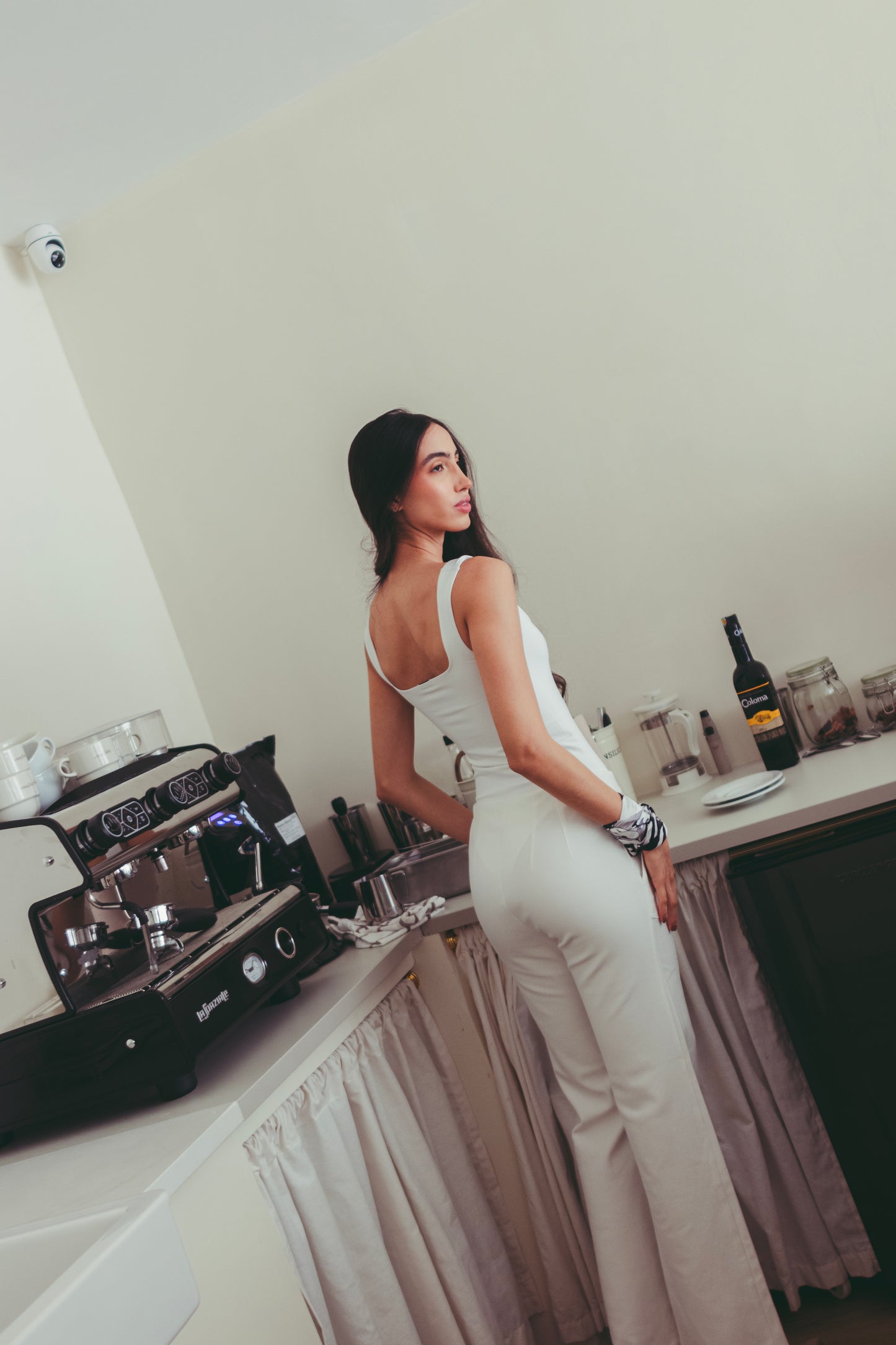 Pantalón Peach Blanco