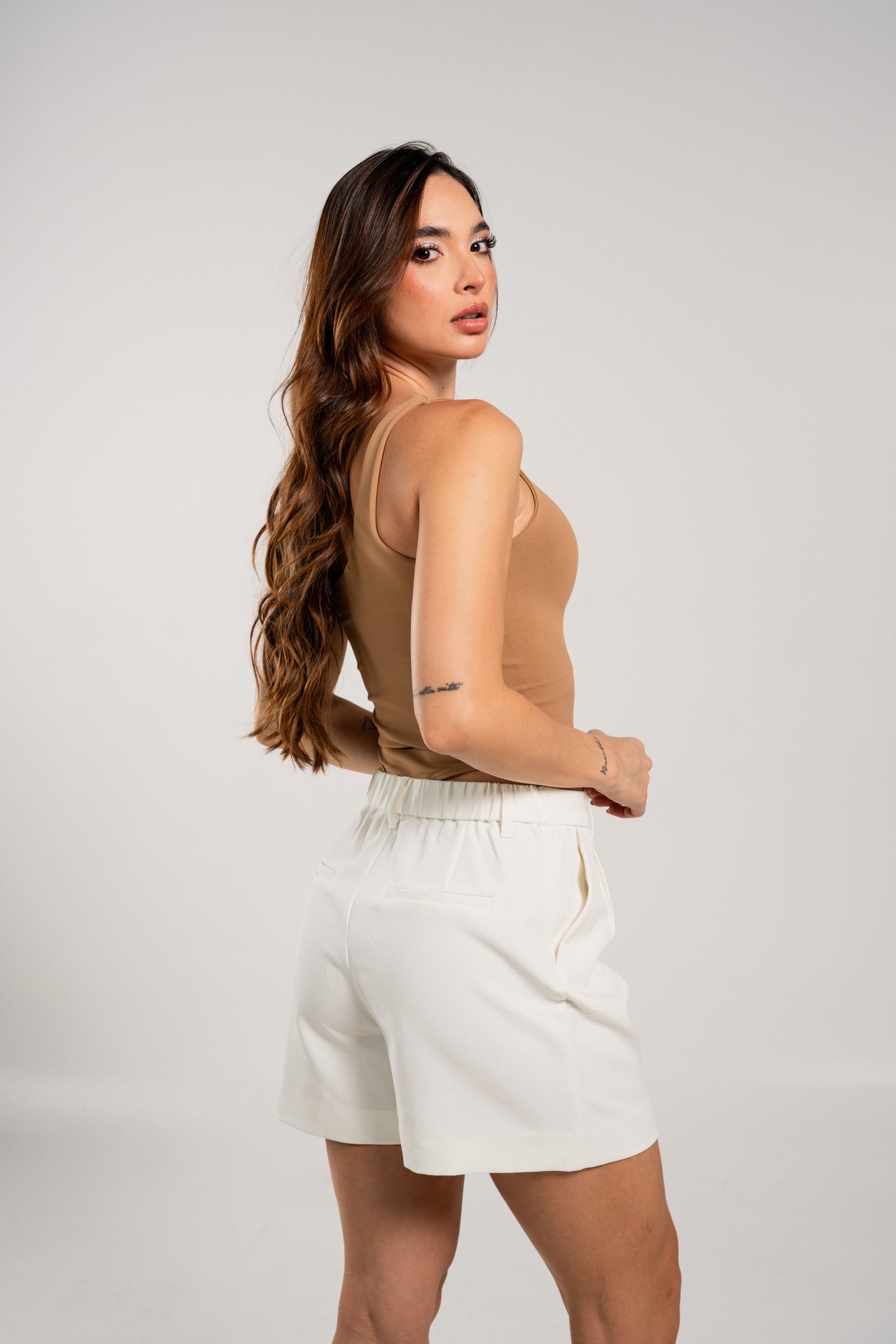Elevé One-Shoulder Body Nude