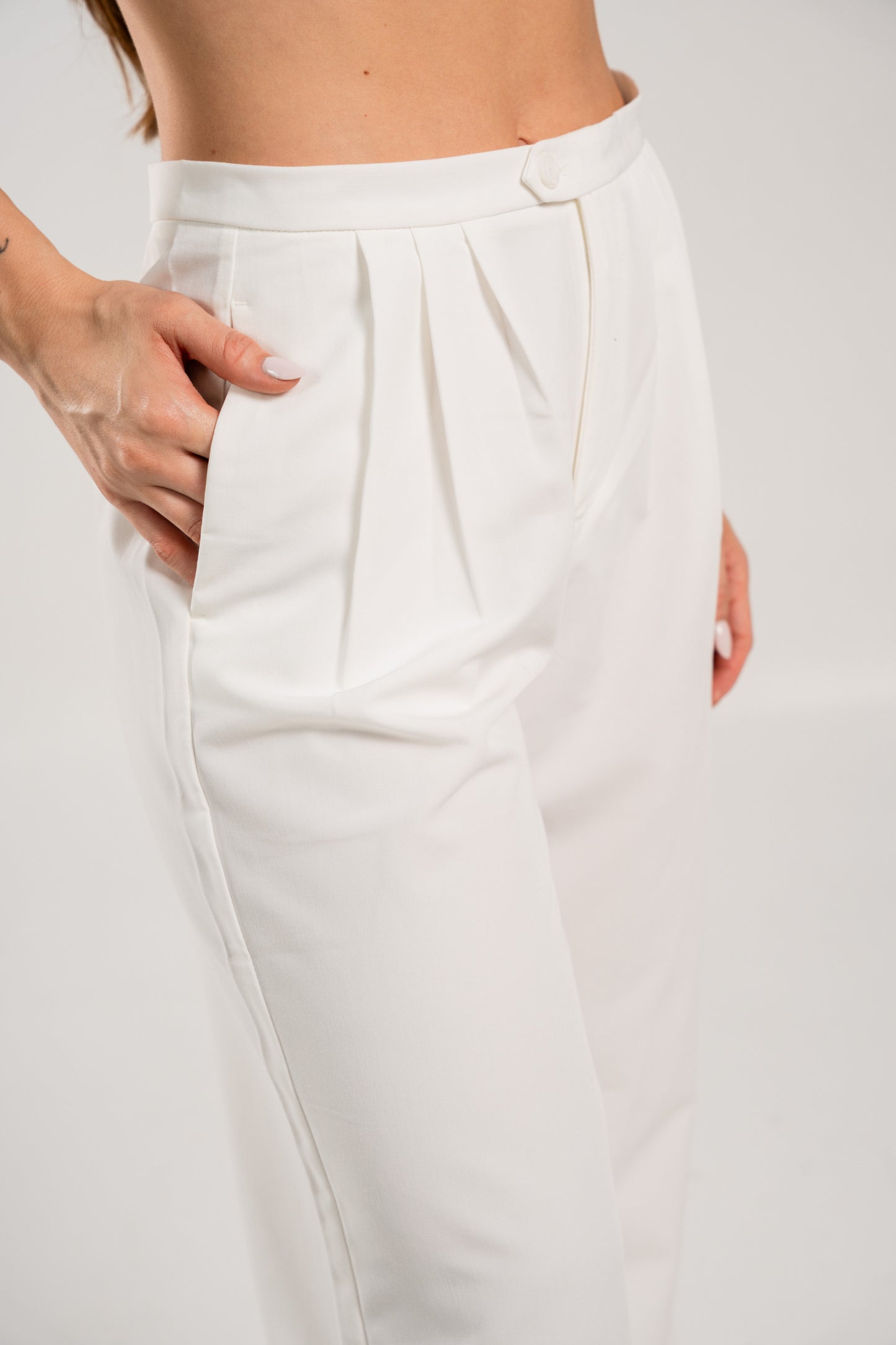 Elevé Pants Blanco