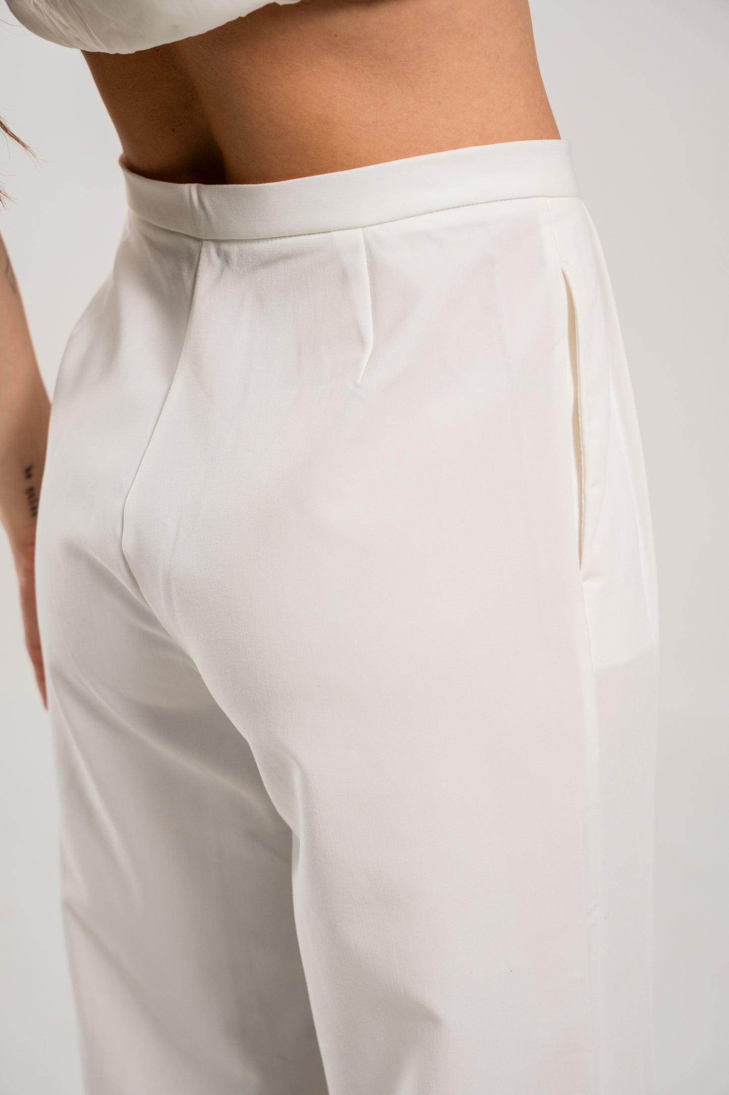Elevé Pants Blanco