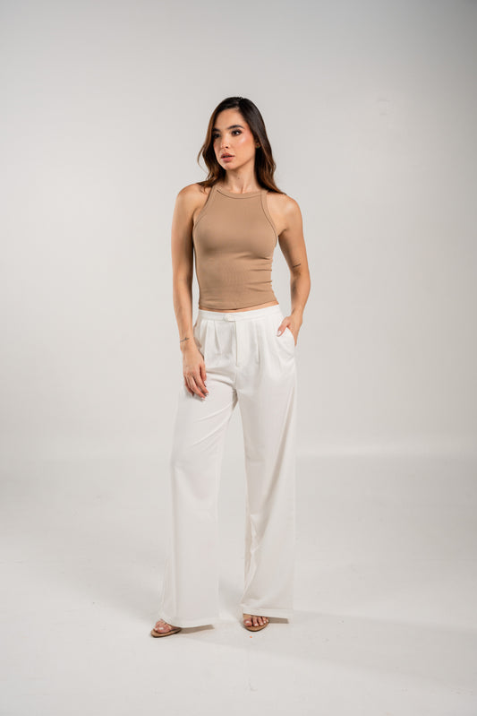 Elevé Pants Blanco